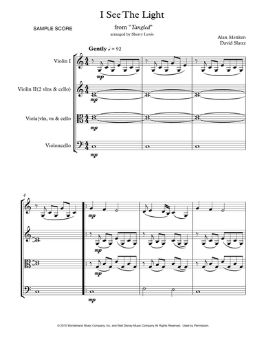 I See The Light (arr. Sherry Lewis Publishing)