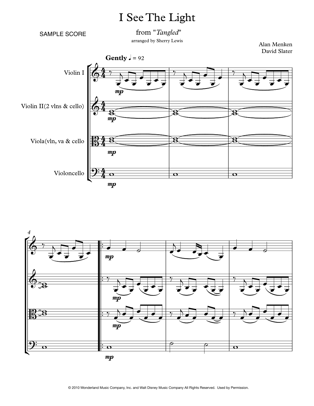 I See The Light (arr. Sherry Lewis Publishing)