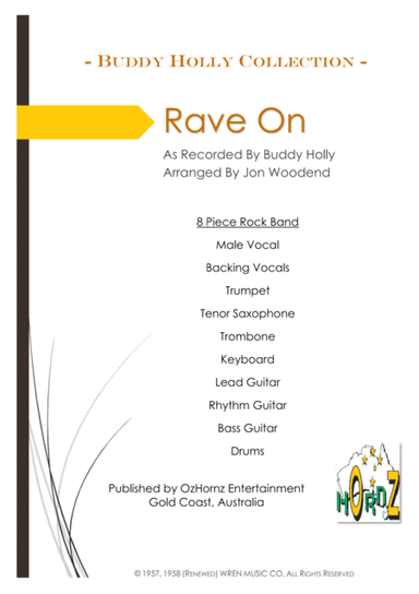 Rave On (arr. Jon Woodend)