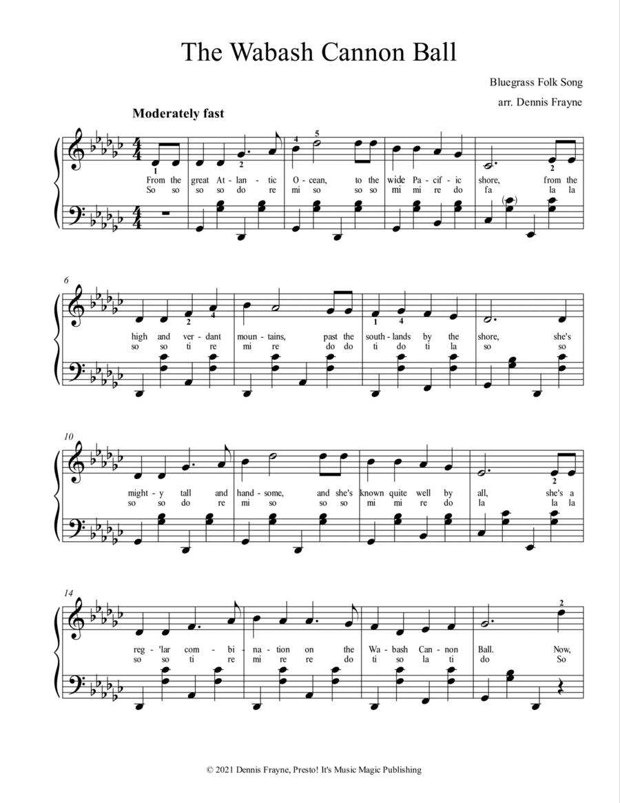 The Wabash Cannon Ball (The Great Rock Island Route) (arr. Dennis Frayne)