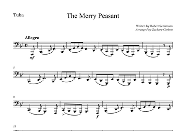 The Merry Peasant (arr. Zachary Corbett)