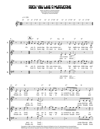 Rock You Like A Hurricane (arr. Francois Monette)
