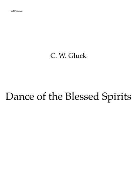 Dance of the Blessed Spirits - Brass Quintet (arr. Leandro Cardoso)