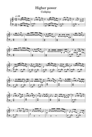 Higher Power (arr. Coldplay)