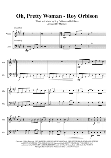 Oh, Pretty Woman (arr. Marmpy)