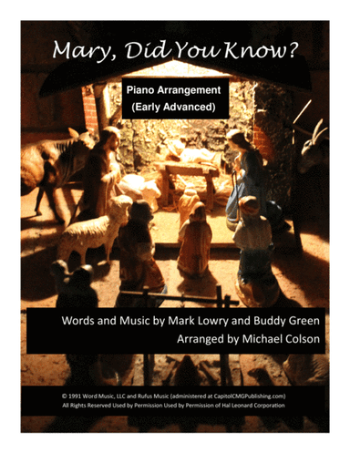 Mary, Did You Know? (arr. Michael Colson)