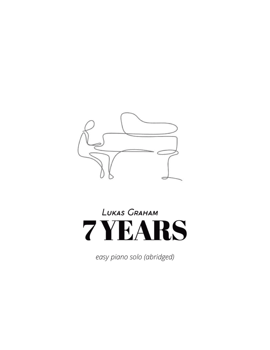 7 Years (arr. JudisPiano)