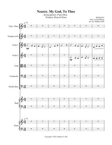 Nearer, My God, to Thee (arr. Matthew Still)