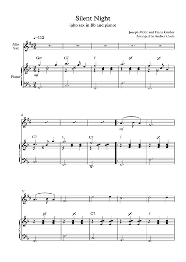 Silent Night (arr. Andrea Costa)