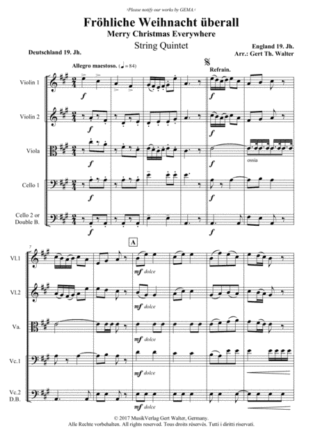 Merry Christmas Everywhere (arr. Gert Th. Walter)
