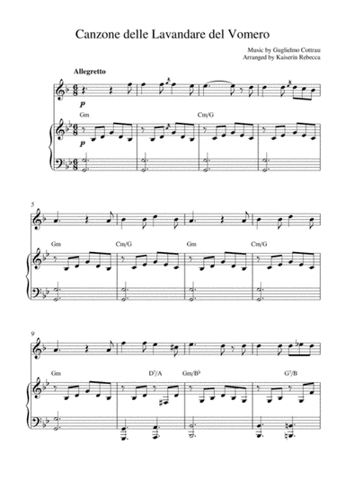 Canzone delle Lavandare del Vomero (arr. Kaiserin Rebecca)