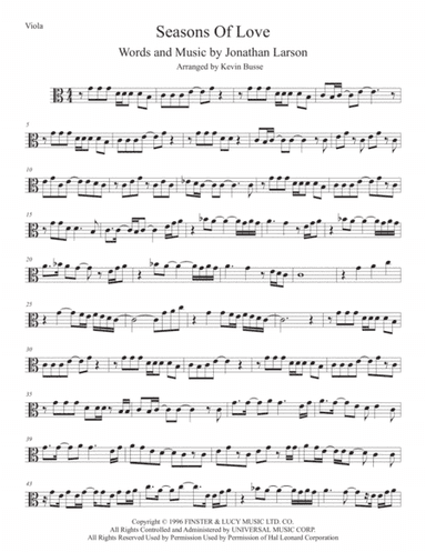 Seasons Of Love (arr. Kevin Busse)