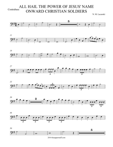 All Hail the Power and Onward Christian Soldiers (arr. theupperstaff.com)