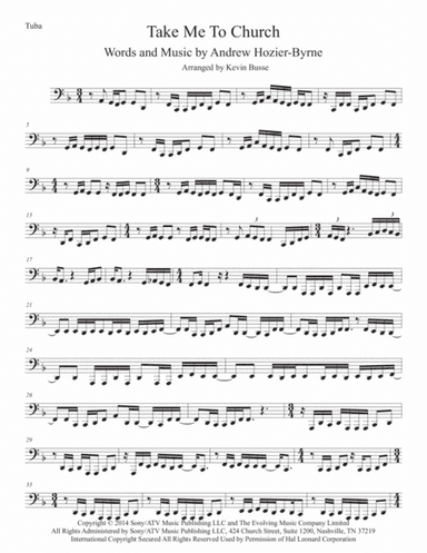 Take Me To Church (arr. Kevin Busse)