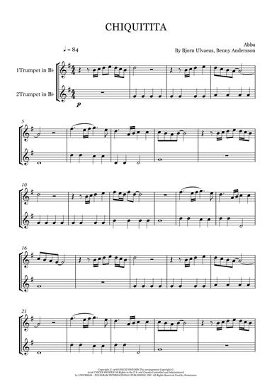 Chiquitita (arr. Rebeca Goncalves)