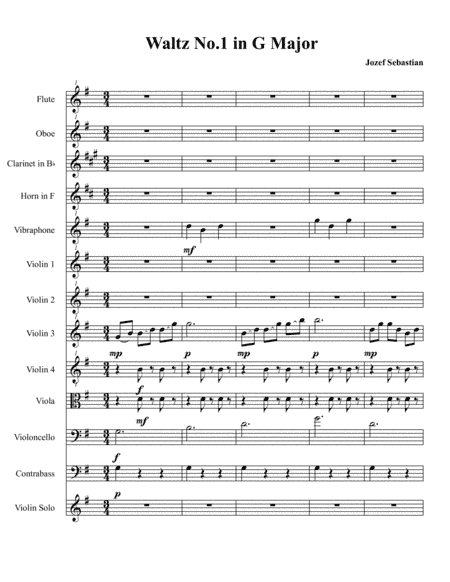 Waltz No 1 Jozef Sebastian