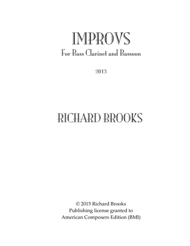[Brooks] Improvs