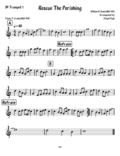 Rescue The Perishing (Brass Quintet) (arr. Joseph Pugh)