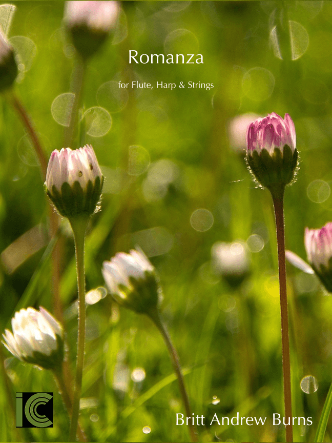 Romanza - for Flute, Harp & String Orchestra