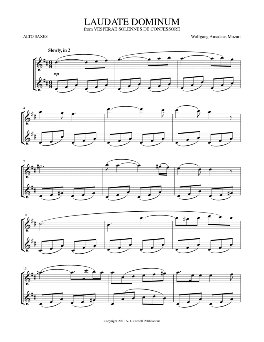 Laudate Dominum (arr. Mark Phillips)