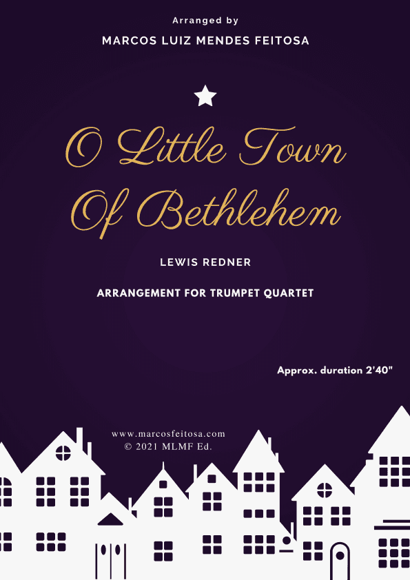 O Little Town of Bethlehem - Trumpet Quartet (arr. MARCOS LUIZ MENDES FEITOSA)