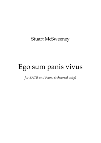 Ego sum panis vivus (SATB)