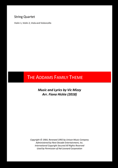 The Addams Family Theme (arr. Fiona Hickie)