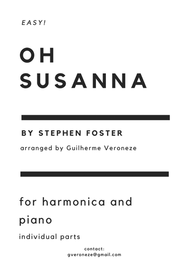 Oh Susanna (Harmonica + piano) (arr. Guilherme Veroneze)