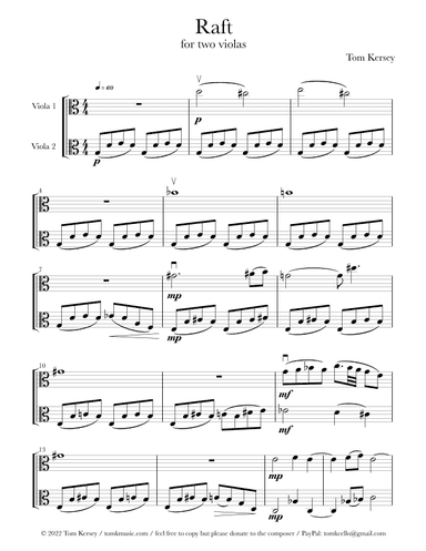 Raft - for two violas