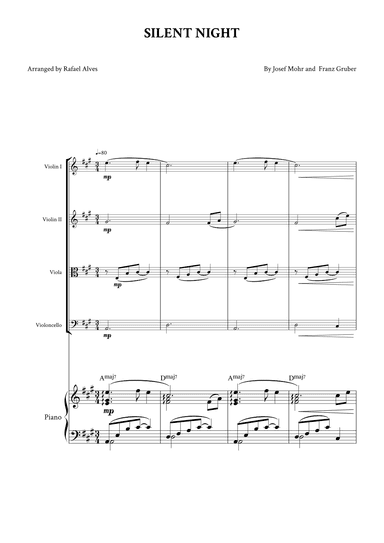 Silent Night (arr. Rafael Alves)