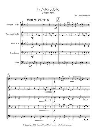 In Dulci Jubilo, Gospel Rock (arr. Christian Morris)