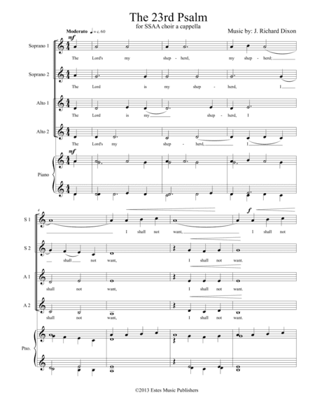 The 23rd Psalm
