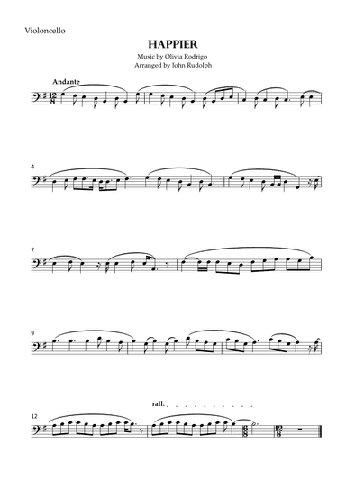 Happier (arr. John Rudolph)