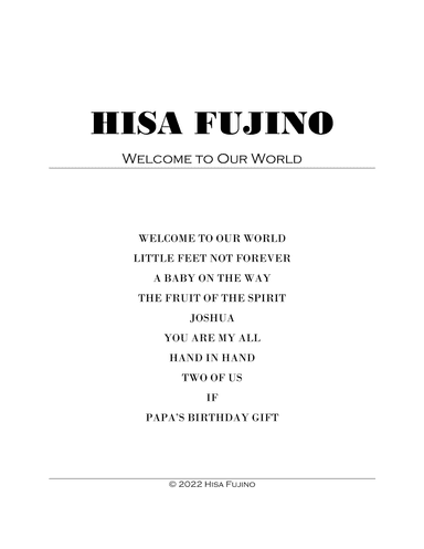 Welcome to Our World