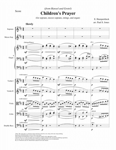 Children's Prayer (Humperdinck) (arr. Paul S. Jones)