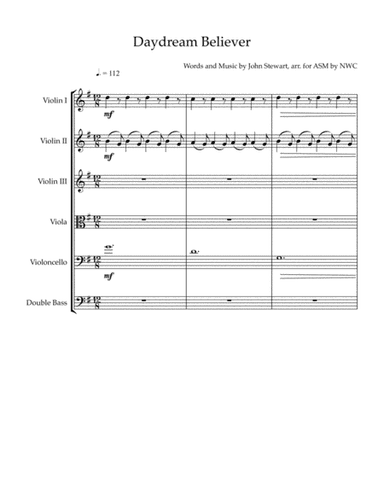 Daydream Believer (arr. Natalie Williams Calhoun)