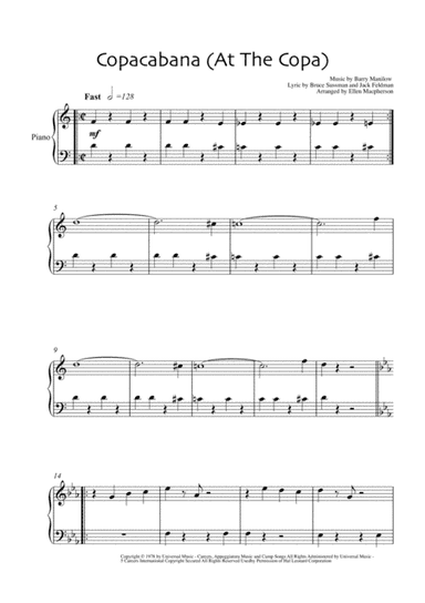 Copacabana (At The Copa) (arr. Ellen Macpherson)