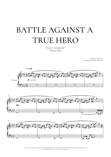 Undertale Variations (arr. Pedro Merendi)