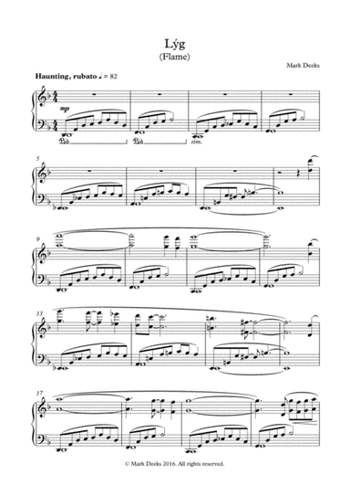 Lýg - Piano Solo