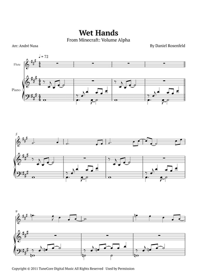 Wet Hands (arr. André Nusa)