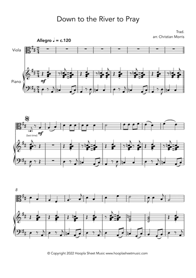 Down to the River to Pray (Rock Style) (arr. Christian Morris)