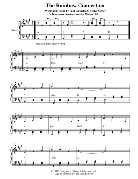 The Rainbow Connection (arr. Michael Butkus-Bomier)