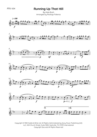 Running Up That Hill (arr. Rodrigo Faleiros)