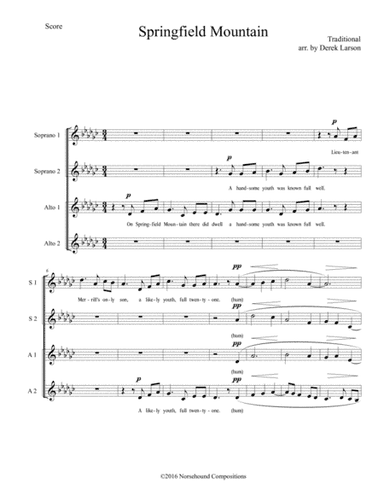 Springfield Mountain (arr. Derek Larson)
