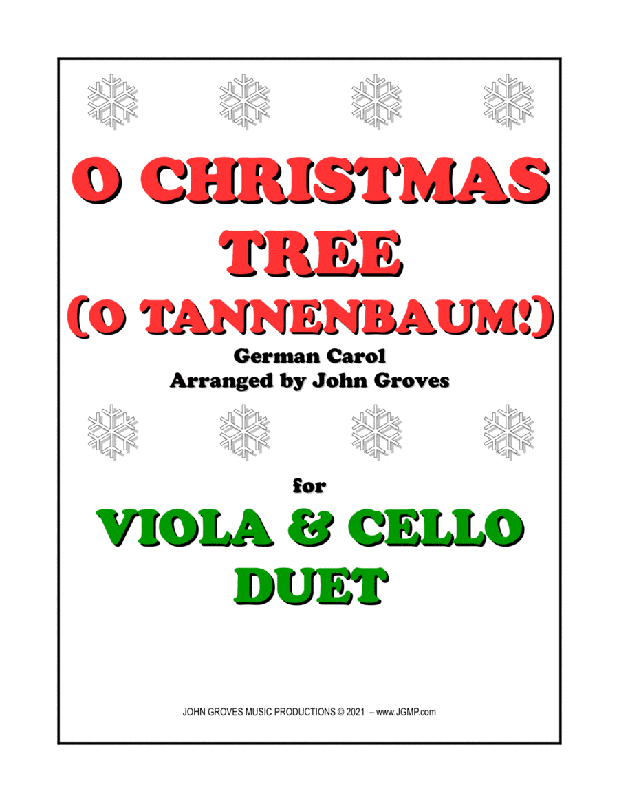 O Christmas Tree (O Tannenbaum!) - Viola & Cello Duet (arr. John Groves)