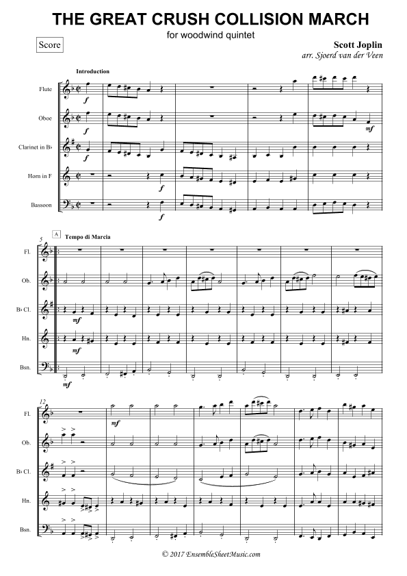 The Great Crush Collission March (arr. Sjoerd van der Veen)