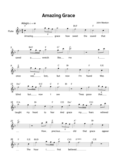 Amazing Grace (arr. Jackson Spindler)