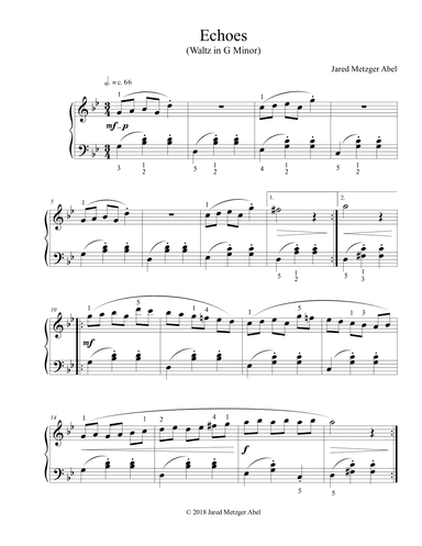 Echoes (Waltz in G Minor)