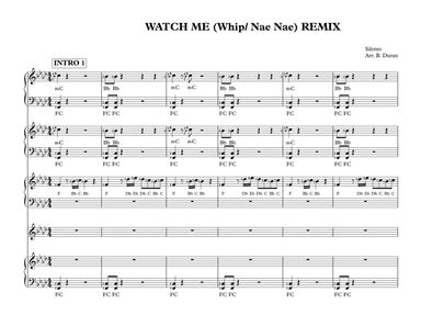 Watch Me (whip/nae Nae) (arr. Brian Duran)