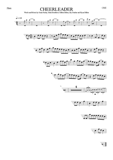Cheerleader (arr. Ivan Marini)